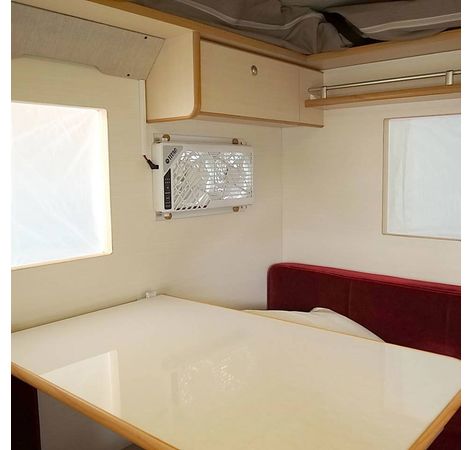 Titan TTC-SC21/V3 Fenster-Doppellüfter 2x140mm mit Fernbedienung, für Wohnwagen/Wohnmobil