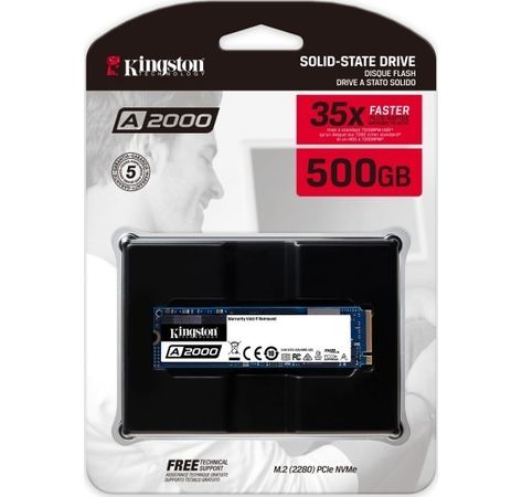 SSD 500GB Kingston M.2 PCI-E NVMe A2000 retail