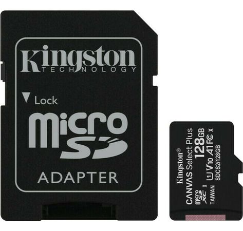Kingston Technology 128GB MICROSDXC CANVAS SELECT