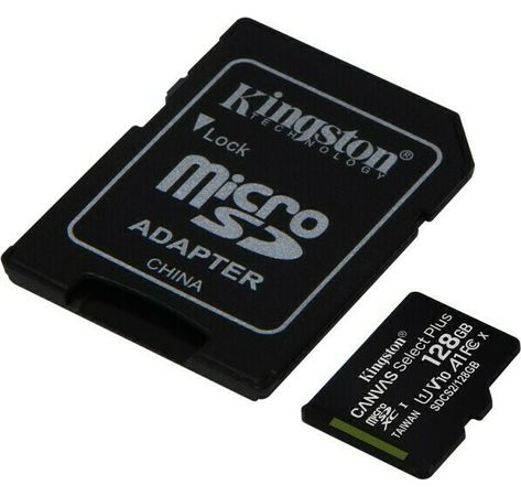 Kingston Technology 128GB MICROSDXC CANVAS SELECT