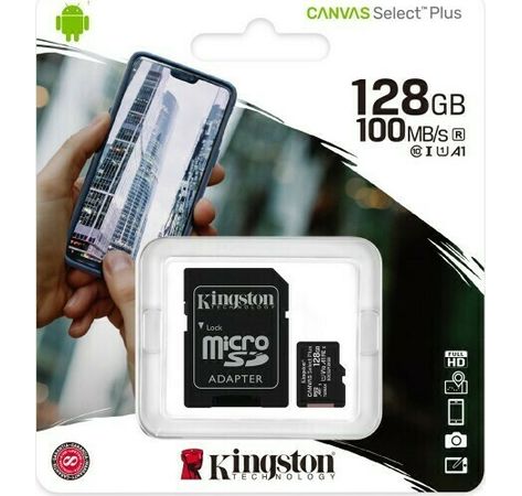 Kingston Technology 128GB MICROSDXC CANVAS SELECT
