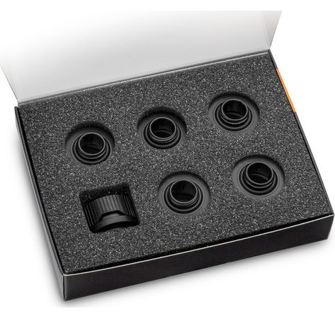 EK Water Blocks EK-Quantum Torque HTC 16 - 6er-Pack, schwarz