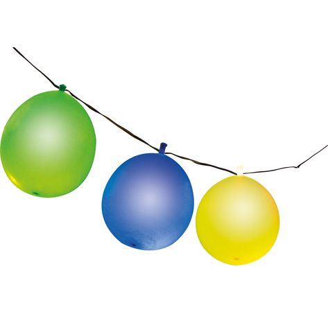 Maximus Deko Licht Ballon Licherkette 4m 10 LED inkl. 3x AAA Batterien