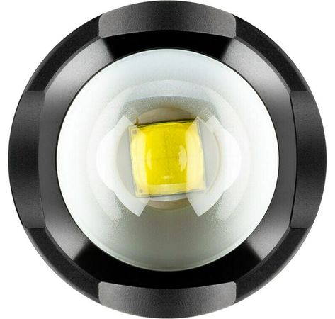 LED-Taschenlampe Super Bright 1500; LED-Taschenlampe Super Bright 1500, Schwarz - ideal für Arbeit, Freizeit, Sport, Camping, Angeln, Jagd und Pannenhilfe