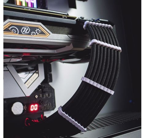 CableMod PRO Bridged Cable Comb Kit - weiß