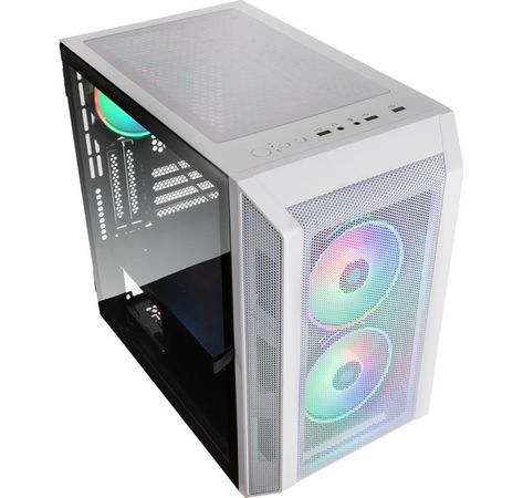 Kolink Citadel Mesh RGB Micro-ATX Gehäuse - weiß