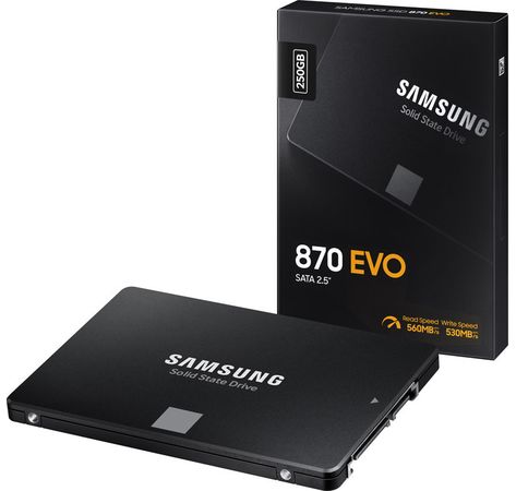 SSD Samsung 870 EVO 2,5"" 250GB SATA 6GB/s