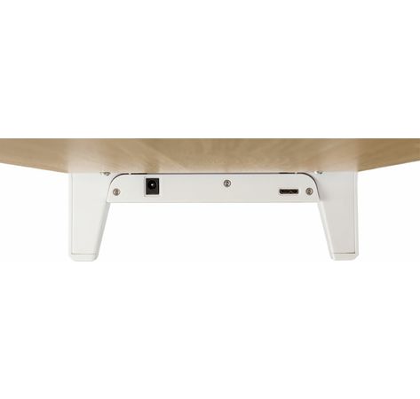 InLine Monitor Podest+ mit 2x USB 3.0 und QC3 Ladeports, 80mm, max. 15kg