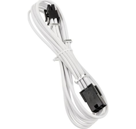 BitFenix Alchemy 6-Pin-PCIe-Verlängerungskabel, 45 cm, sleeved - weiß