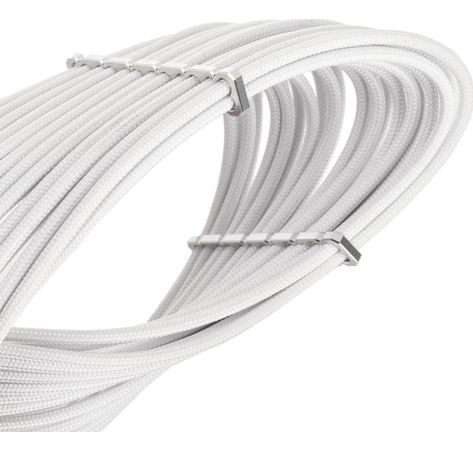 BitFenix Alchemy 6-Pin-PCIe-Verlängerungskabel, 45 cm, sleeved - weiß