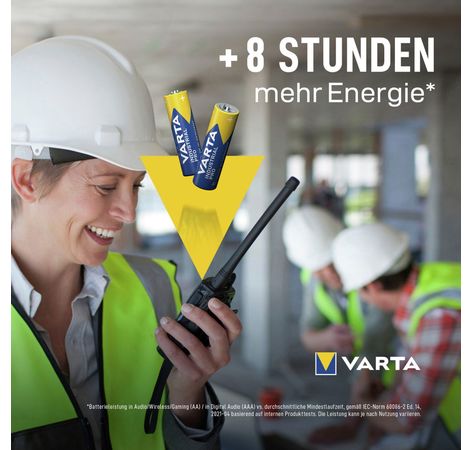 VARTA Industrial PRO Alkaline Batterie 1,5V AA LR6 MN1600 Mignon 1er
