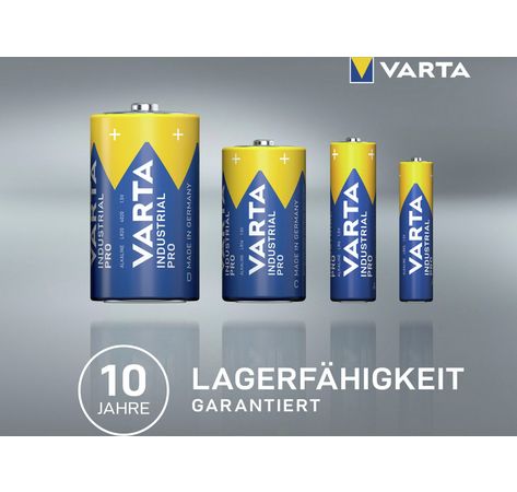 VARTA Industrial PRO Alkaline Batterie 1,5V D LR20 MN1300 Mono 1er