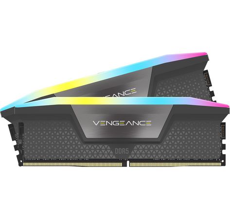 Corsair Vengeance RGB, DDR5-5200, CL40, AMD EXPO - 64 GB Dual-Kit, Grau