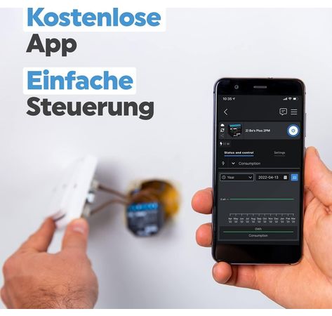 Home Shelly Plus 2PM Relais Gen2 WLAN Schaltaktor 2x10A(16A) BT Messfunktion