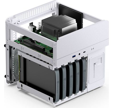 Jonsbo N2 Mini-ITX Gehäuse - weiß