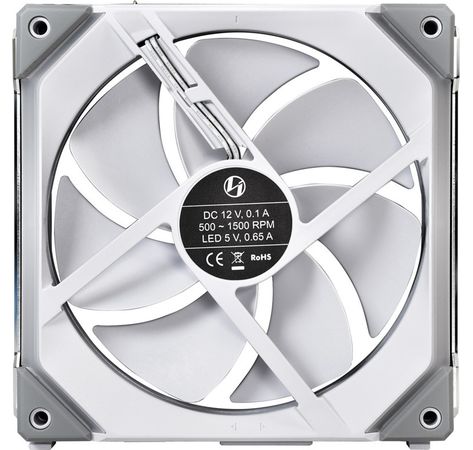 Lian Li UNI FAN SL140 RGB PWM fans, Double Pack, white - 140 mm