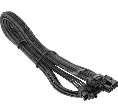 Seasonic 12VHPWR PCIe 5.0 Adapter Kabel - schwarz