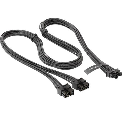 Seasonic 12VHPWR PCIe 5.0 Adapter Kabel - schwarz