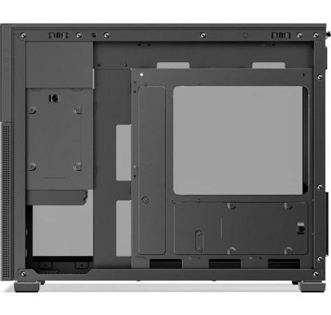 Jonsbo D31 Screen mATX Gehäuse, Tempered Glass - schwarz
