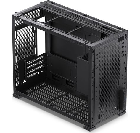 Jonsbo D31 Screen mATX Gehäuse, Tempered Glass - schwarz