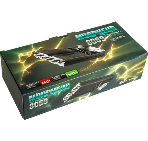 Raijintek Morpheus 8069 Heatpipe VGA Kühler - schwarz