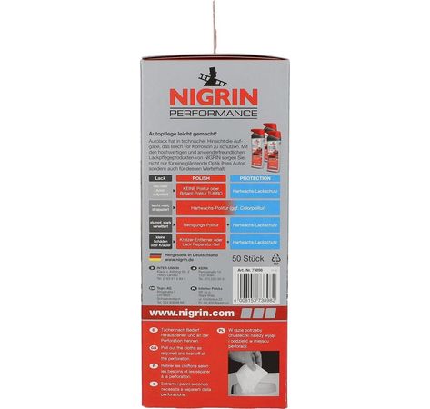 NIGRIN Profi-Polier-Tücher 50St