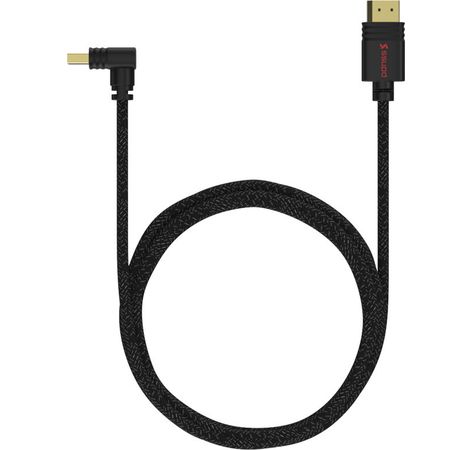 Ssupd Meshroom DisplayPort 1.4 Kabel - 90 Grad gewinkelt, 8K, 2m, schwarz