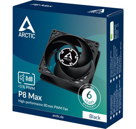 Arctic P8 PWM MAX Lüfter - 80mm