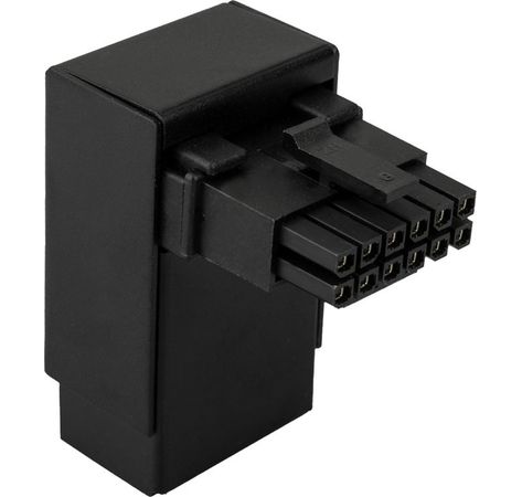 Kolink Core Pro 12V-2x6 90 Degree Adapter - Typ 2, schwarz