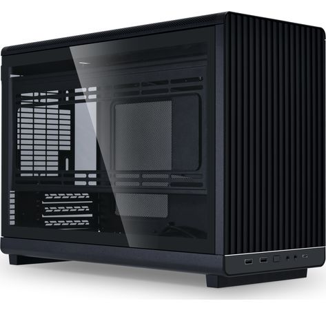 Lian Li DAN Cases A3-mATX Linkes Seitenteil aus Tempered Glass - schwarz