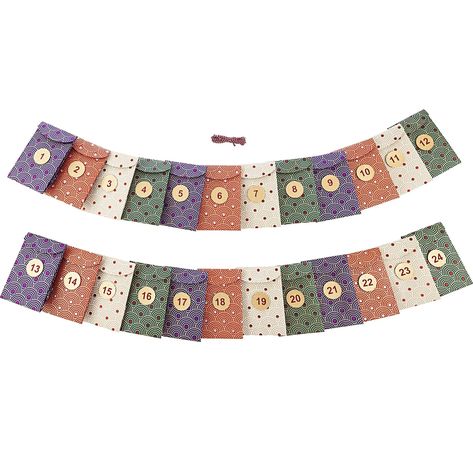Adventskalender-Tüten Set 25-teilig