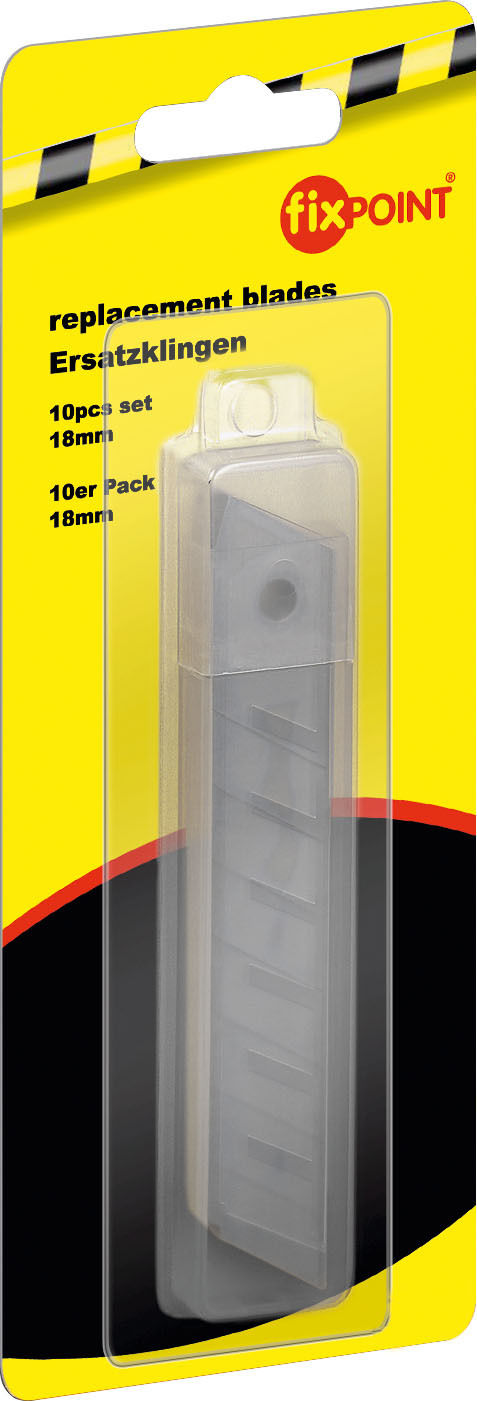 Ersatzklingen für Mehrzweckmesser; WZ M 18 Ersatzklingen 18 mm 10er Pack