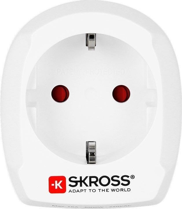 SKROSS Country Adapter Europe to UK weiß; SKROSS Country Adapter EU to UK weiß