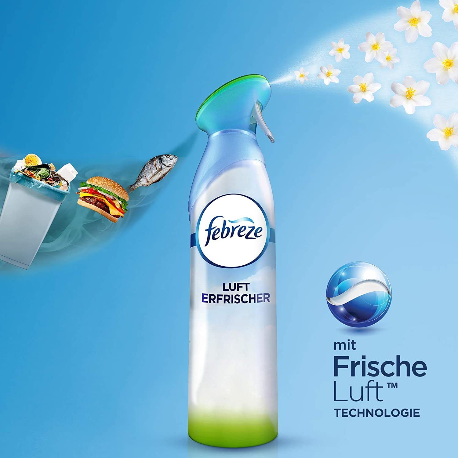 PLANET-Elektronik - 6er Pack Febreze Lufterfrischer Raumduft Weihnachtsduft  Vanille Spray 300ml