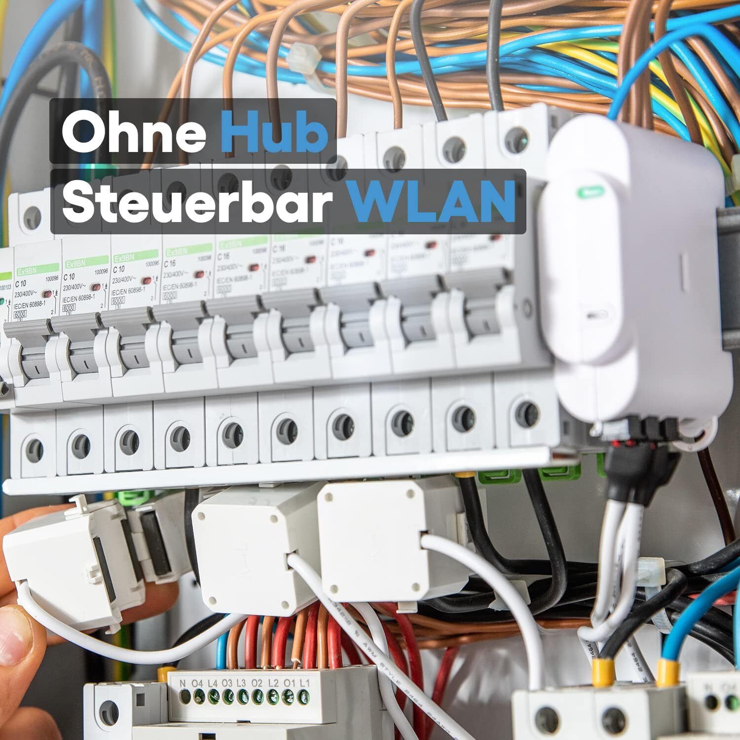 Home Shelly 3EM WLAN Stromzähler 3x 120A Inkl. 3 Klemmen Messfunktion