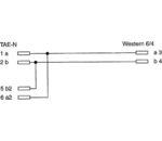 TAE-N Anschlußkabel für Modem ***gebrückt*** 3m