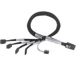 Adaptec SAS Kabel int I-mSASx4-4SATAx1-SB-1M R
