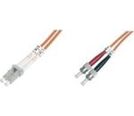 Mcab DUPLEX LC-ST 62.5/125 M; Duplex LC-ST 62,5/125µ M - LWL Netzwerkkabel - 1m