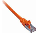 Cat. 7 Patchkabel S-STP 600MHZ PiMF Halogenfrei 0,25m, orange