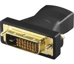 Adapter HDMI 19pol Buchse an DVI Stecker, vergoldet