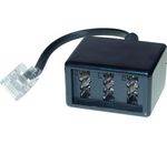 RJ45 - TAE Adapter ; TEL ADAP RJ45 - TAE NFN BLACK