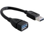 Kabel USB 3.0 Verlaengerung, A/A 15cm S/B, Delock [82776]