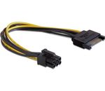 DELOCK Power SATA 15 Pin 1x6 PCI Express