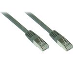 RJ45 Patchkabel mit CAT7 Rohkabel, PiMF, 600MHz, halogenfrei, 7,5m, grau