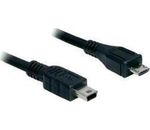 DELOCK Kabel USB micro-B St/ USB mini St 1m
