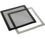 DEMCiflex Staubfilter 200mm, quadratisch - schwarz/schwarz