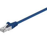 CAT 5e Netzwerkkabel, F/UTP; CAT 5-0050 F/UTP BLAU 0.50m