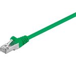 CAT 5e Netzwerkkabel, F/UTP; CAT 5-0100 F/UTP GRÜN 1m