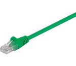 CAT 5e Netzwerkkabel, U/UTP; CAT 5-0050 U/UTP GRÜN 0.50m