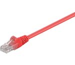 CAT 5e Netzwerkkabel, U/UTP; CAT 5-0025 U/UTP ROT 0.25m